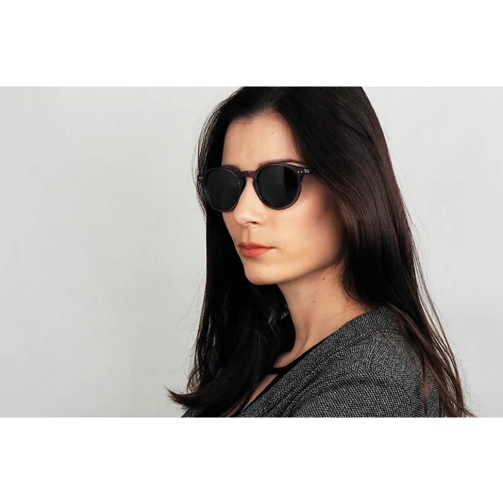 Occhiali da sole Binocle Eyewear California Shiny Grey Grey Polarized