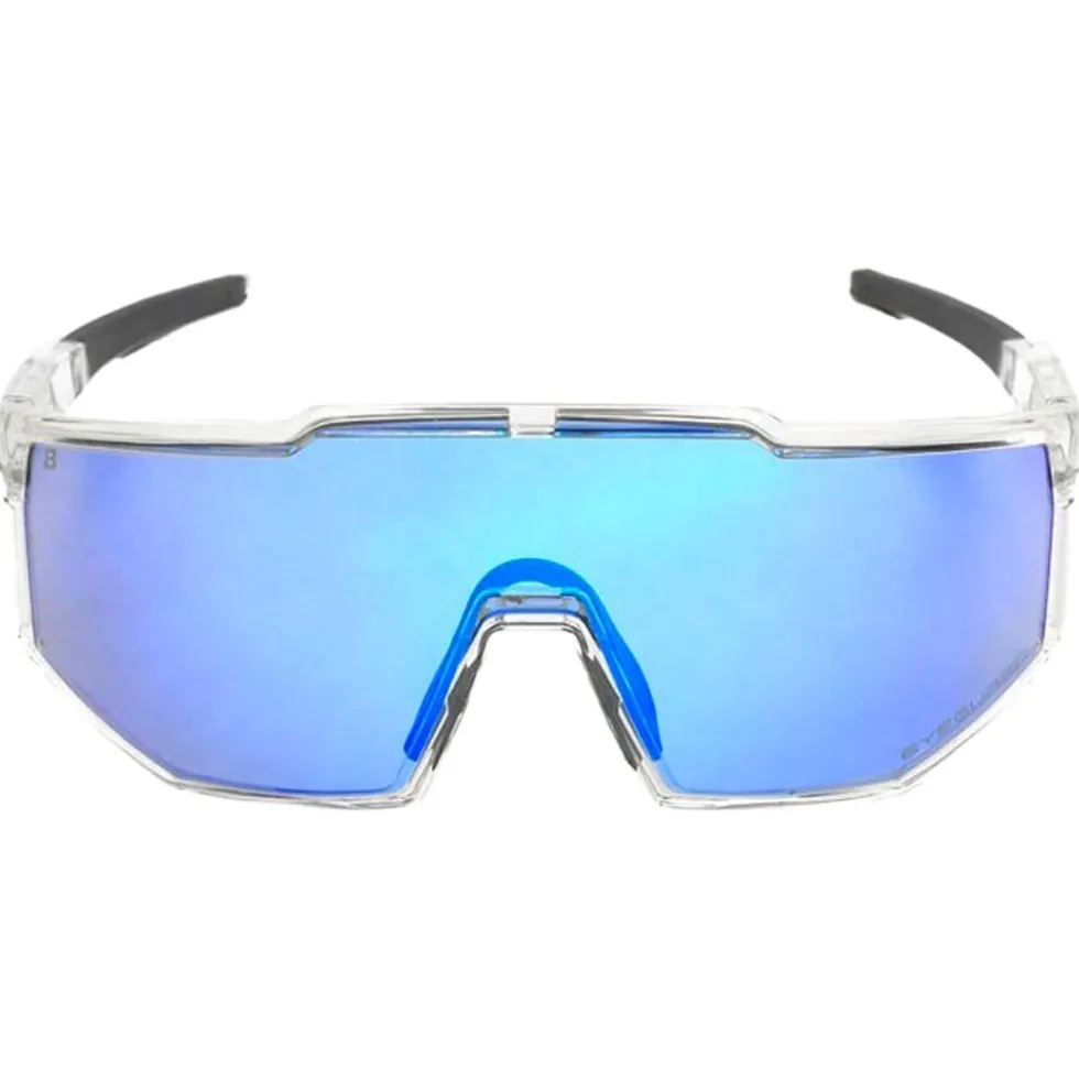 Occhiali da sole Binocle Eyewear Horizon Shiny Translucide Blue Mirror Polarized