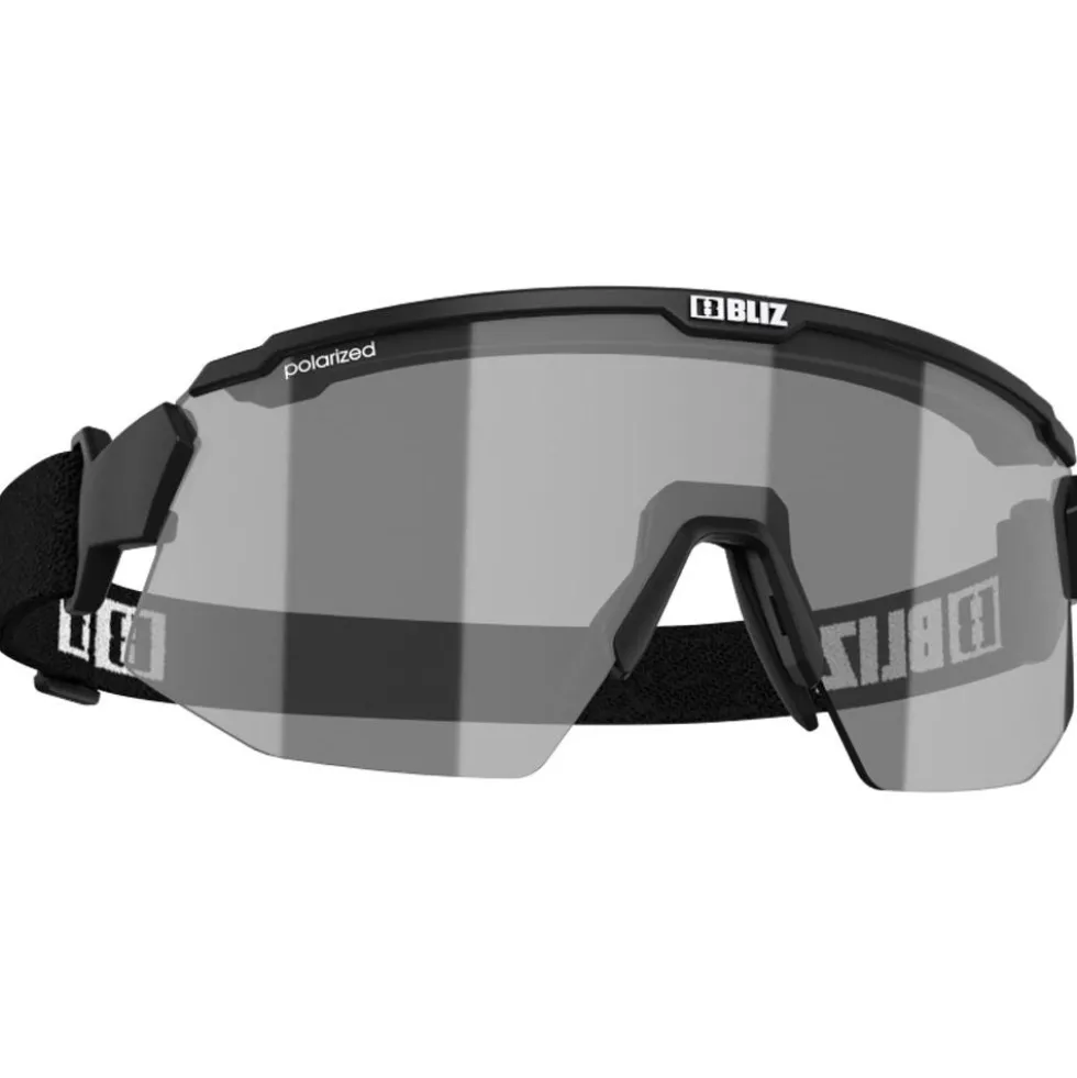 Occhiali da sole Bliz Breeze Matt Black Brown Silver Mirror Polarized + Orange