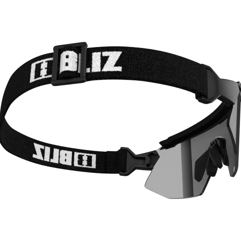 Occhiali da sole Bliz Breeze Matt Black Brown Silver Mirror Polarized + Orange