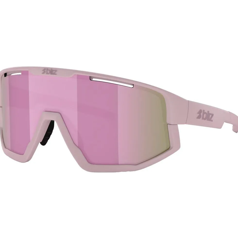 Occhiali da sole Bliz Fusion Matt Pink Brown Pink Mirror