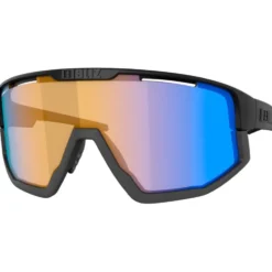 Occhiali da sole Bliz Fusion Old Matt Black Shiny Black Nano Optics Photochromic Brown Blue Multi