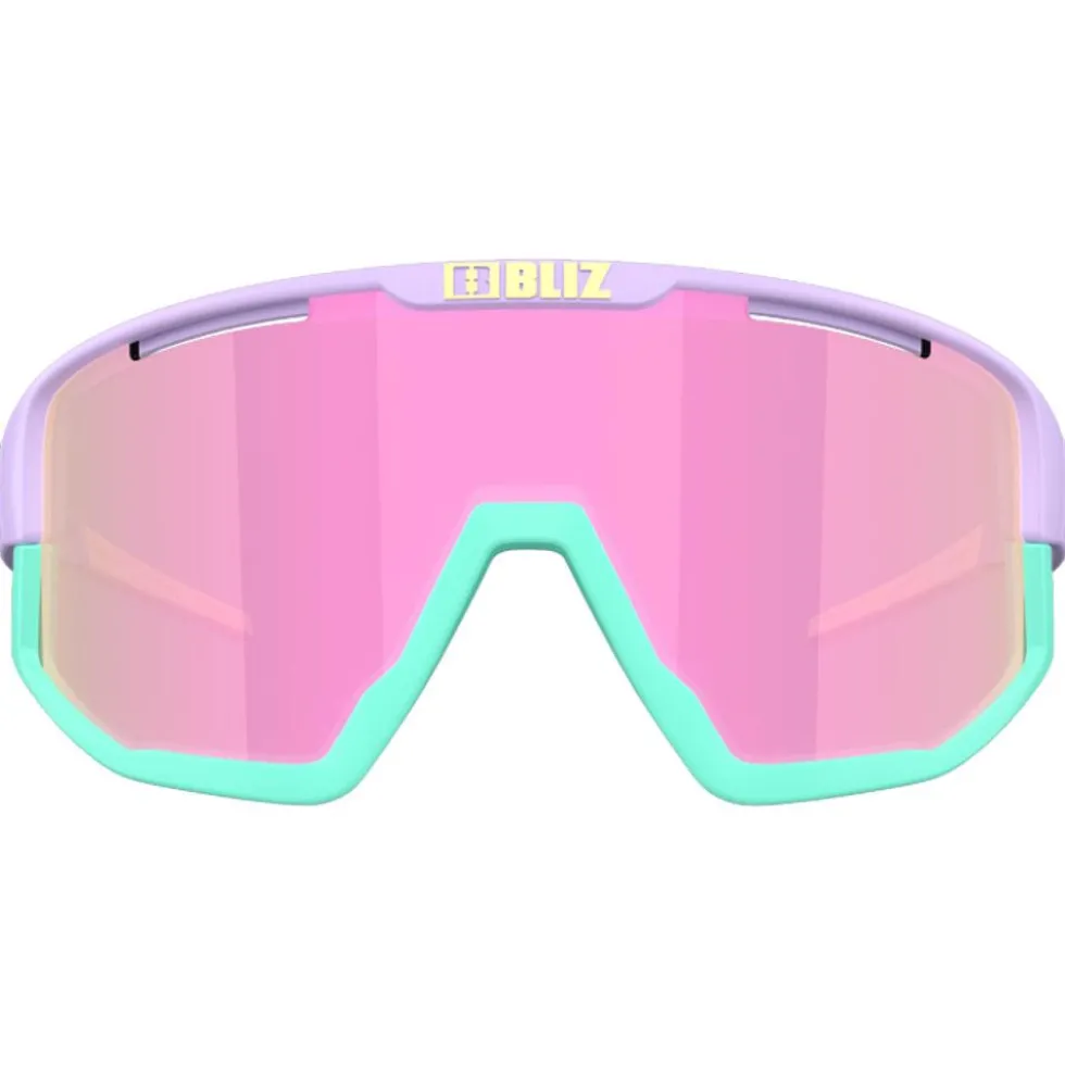 Occhiali da sole Bliz Fusion Old Matte Pastel Purple Brown Pink Mirror