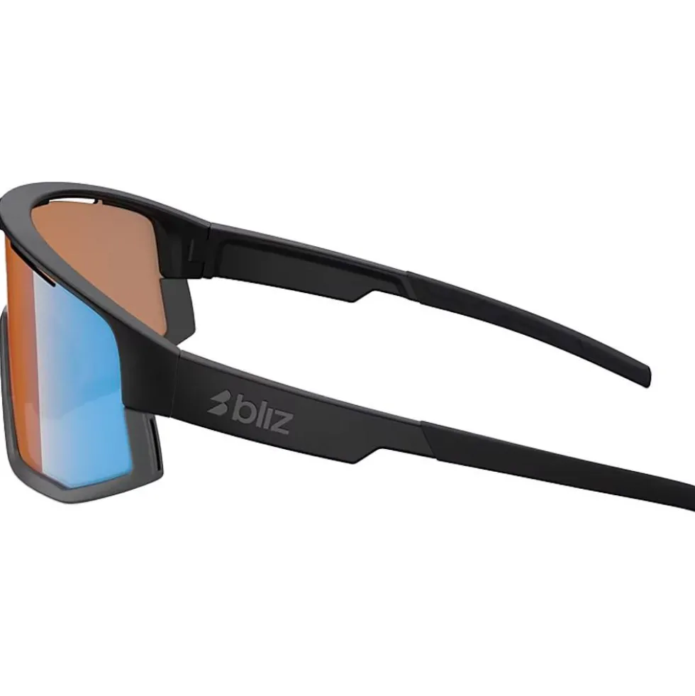 Occhiali da sole Bliz Fusion Small Matte Black ano Optics Nordic Light Coral Orange Blue Multi
