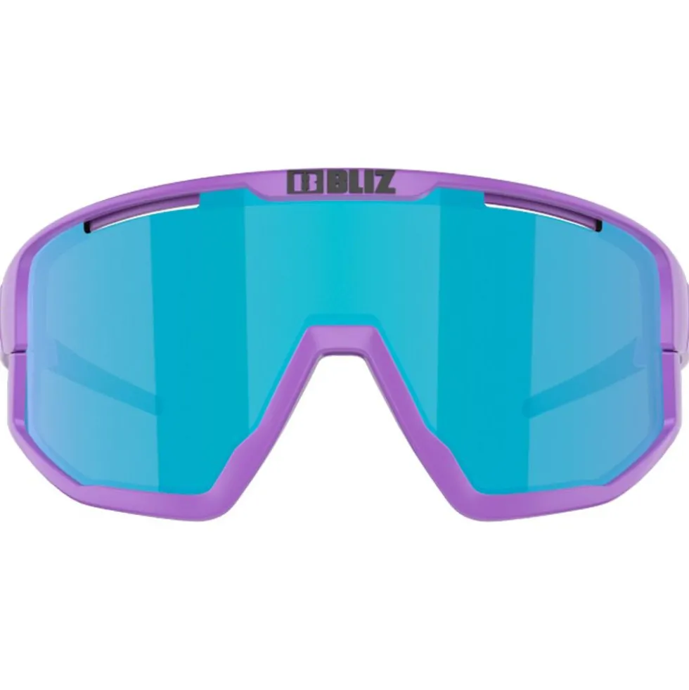 Occhiali da sole Bliz Fusion Small Matte Purple Brown Blue Mirror