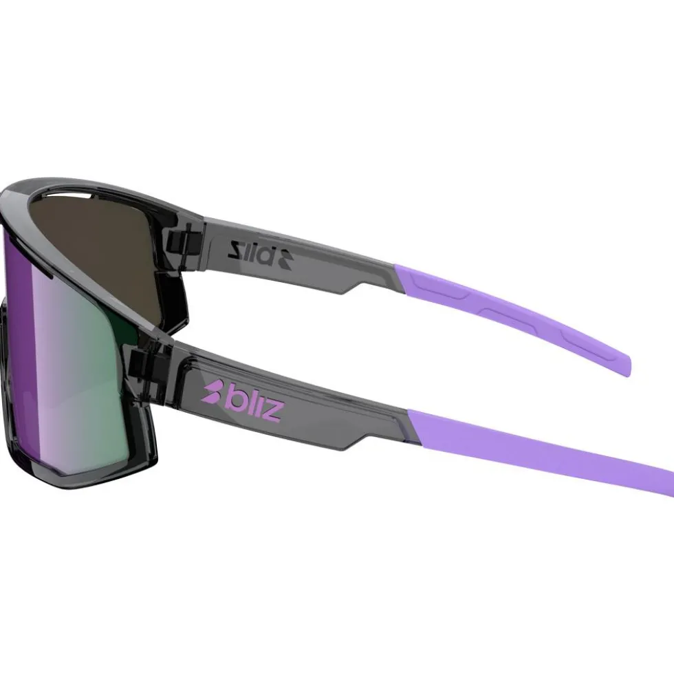 Occhiali da sole Bliz Fusion Small Crystal Black Grey Purple Multi
