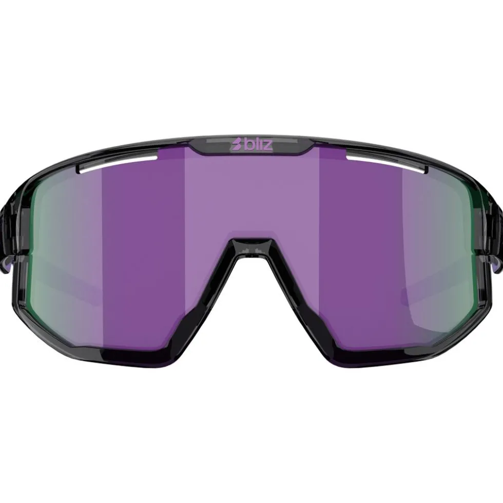 Occhiali da sole Bliz Fusion Small Crystal Black Grey Purple Multi