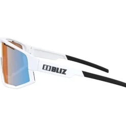 Occhiali da sole Bliz Fusion Small Matte White Nano Optics Nordic Light Coral Orange Blue Multi