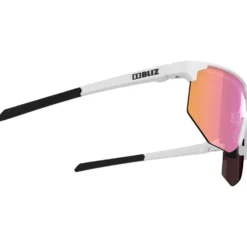 Occhiali da sole Bliz Hero Metallic White Brown Pink Mirror