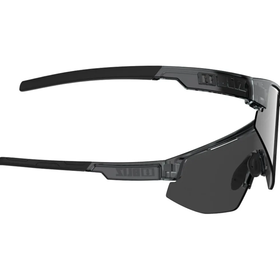 Occhiali da sole Bliz Matrix Old Transparent Black Smoke Silver Mirror