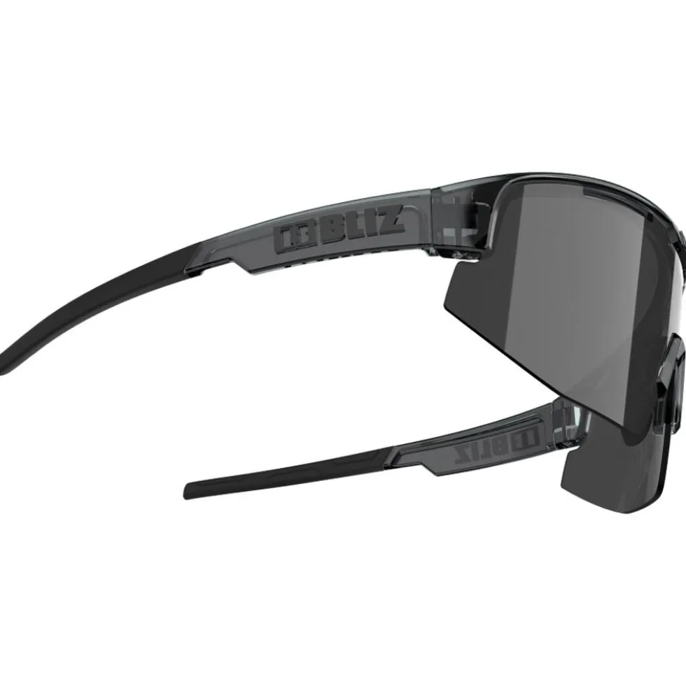 Occhiali da sole Bliz Matrix Old Transparent Black Smoke Silver Mirror