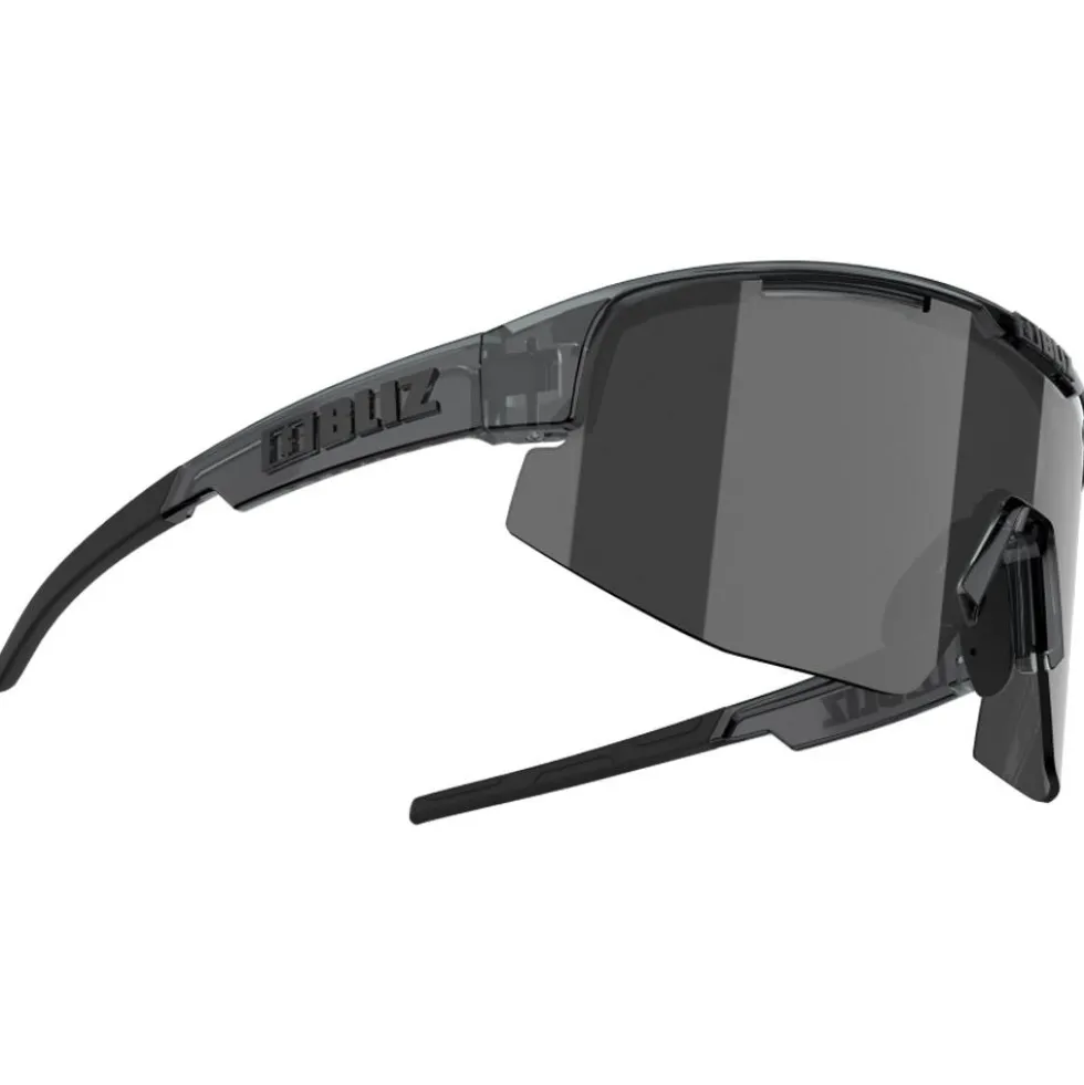 Occhiali da sole Bliz Matrix Old Transparent Black Smoke Silver Mirror