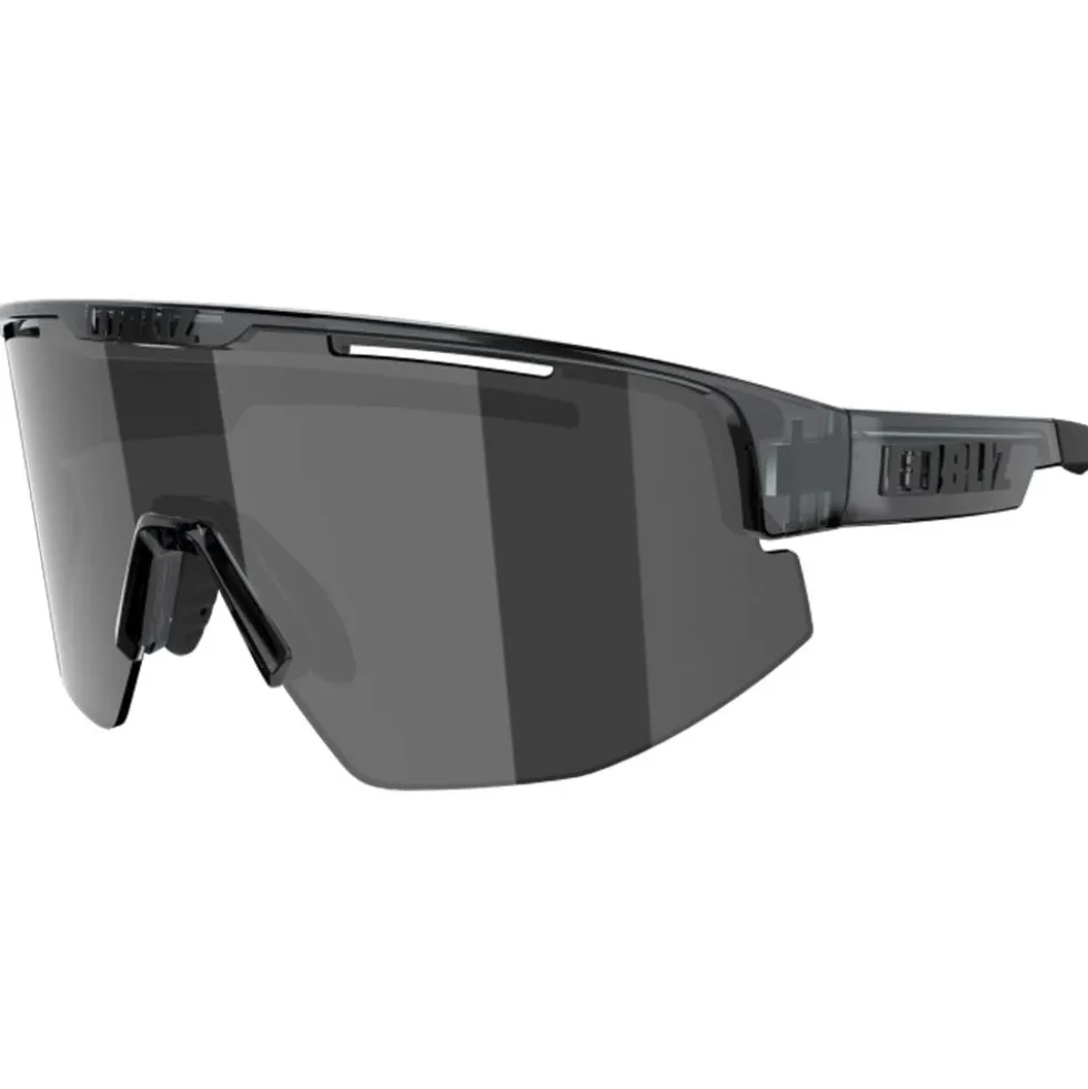 Occhiali da sole Bliz Matrix Old Transparent Black Smoke Silver Mirror