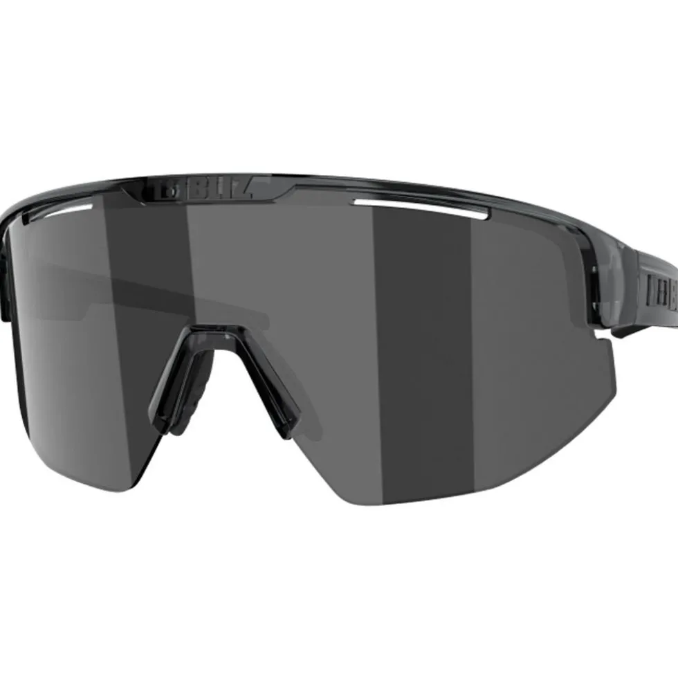 Occhiali da sole Bliz Matrix Old Transparent Black Smoke Silver Mirror