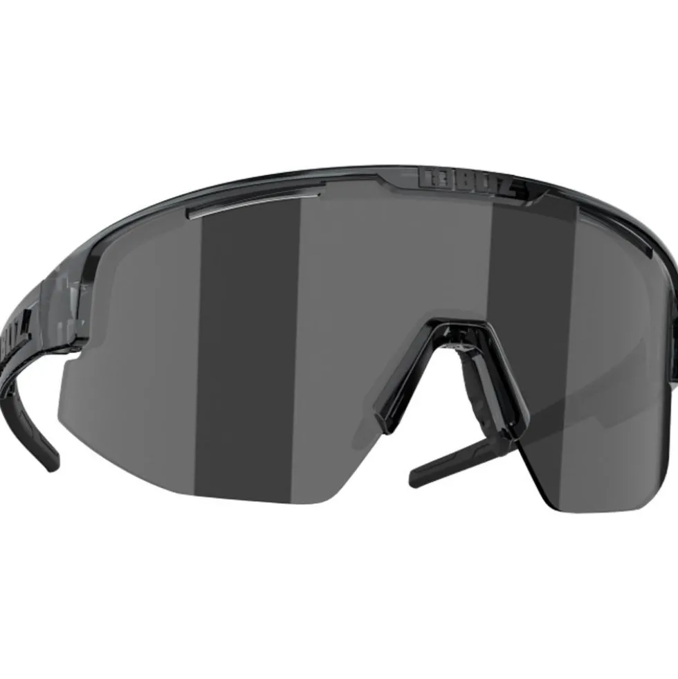Occhiali da sole Bliz Matrix Old Transparent Black Smoke Silver Mirror