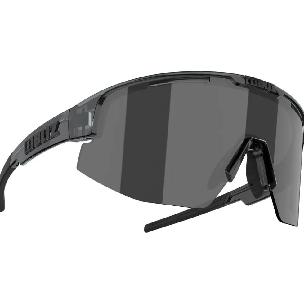 Occhiali da sole Bliz Matrix Old Transparent Black Smoke Silver Mirror