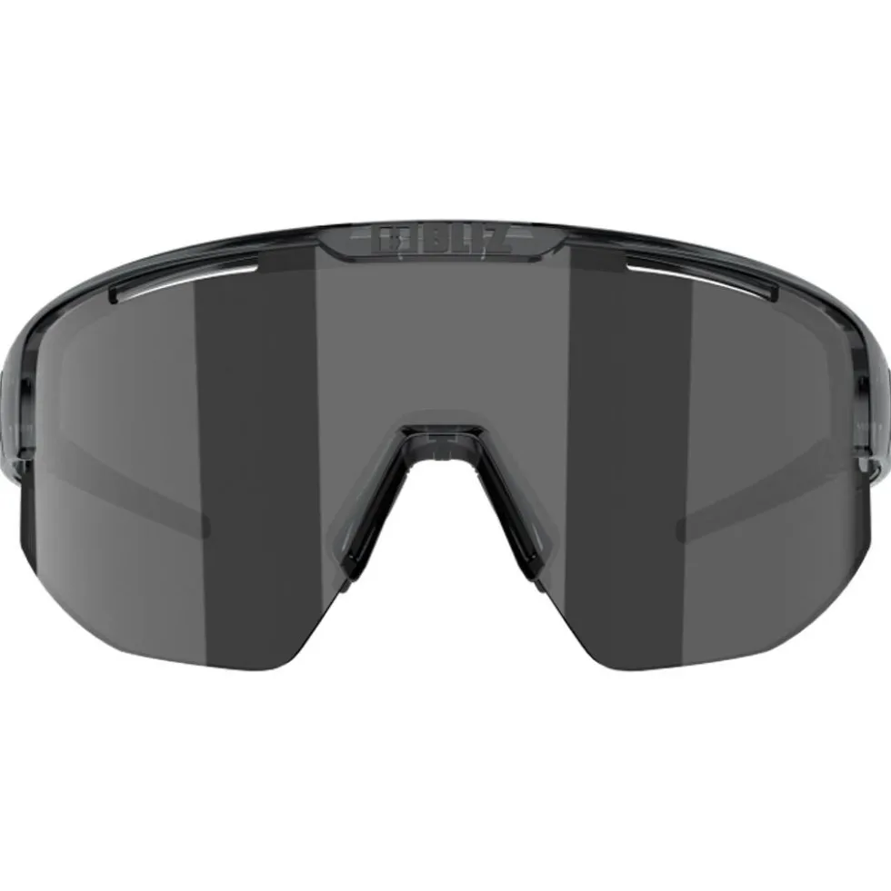 Occhiali da sole Bliz Matrix Old Transparent Black Smoke Silver Mirror