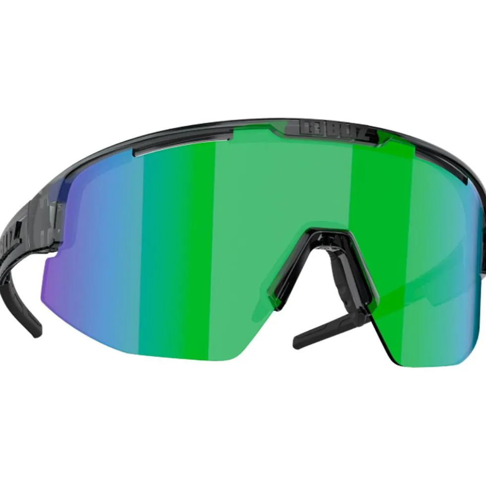 Occhiali da sole Bliz Matrix Old Transparent Black Brown Green Mirror