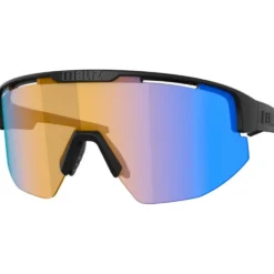 Occhiali da sole Bliz Matrix Small Matte Black Nano Optics Nordic Light Coral Orange Blue Mirror
