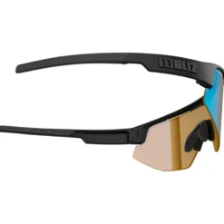 Occhiali da sole Bliz Matrix Small Matte Black Nano Optics Nordic Light Coral Orange Blue Mirror