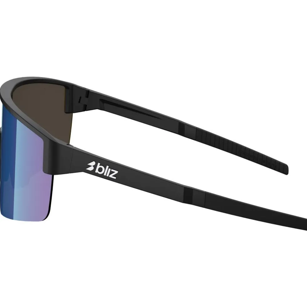 Occhiali da sole Bliz P004 Matte Black Smoke Blue Multi