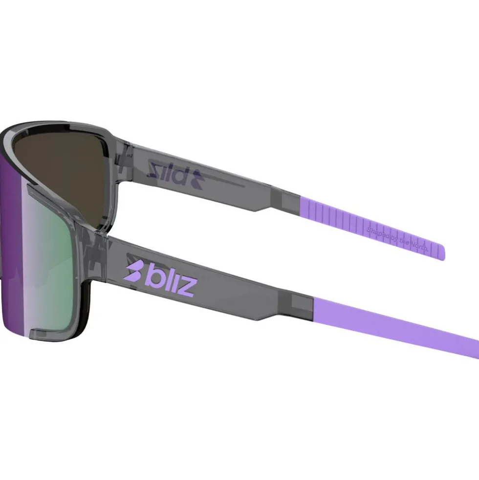 Occhiali da sole Bliz P003 Small Crystal Black Grey Grey Purple Multi