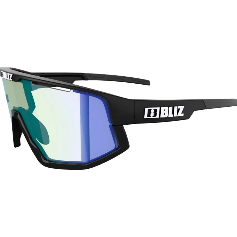 Occhiali da sole Bliz Vision Matt Black Shiny Black Optics Photochromic Brown Blue Mirror