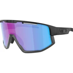 Occhiali da sole Bliz Vision Matt Black Grey Nano Optics Nordic Light Begonia Violet Blue Mirror