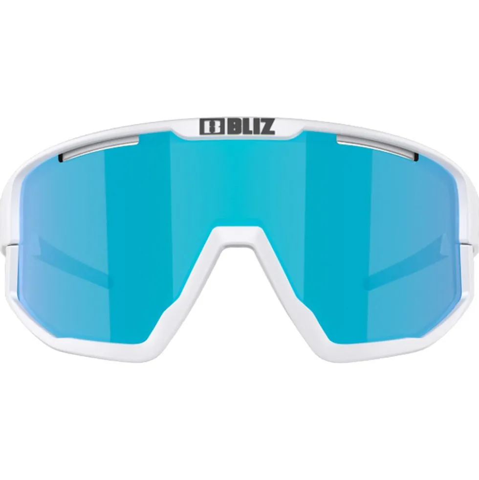 Occhiali da sole Bliz Vision White Smoke W Blue Mirror
