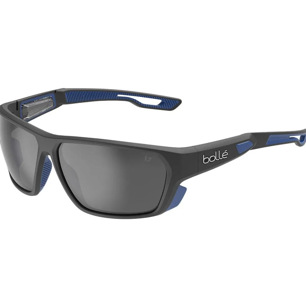 Occhiali da sole Bollé Airfin Black Matte Blue Tns Polarized