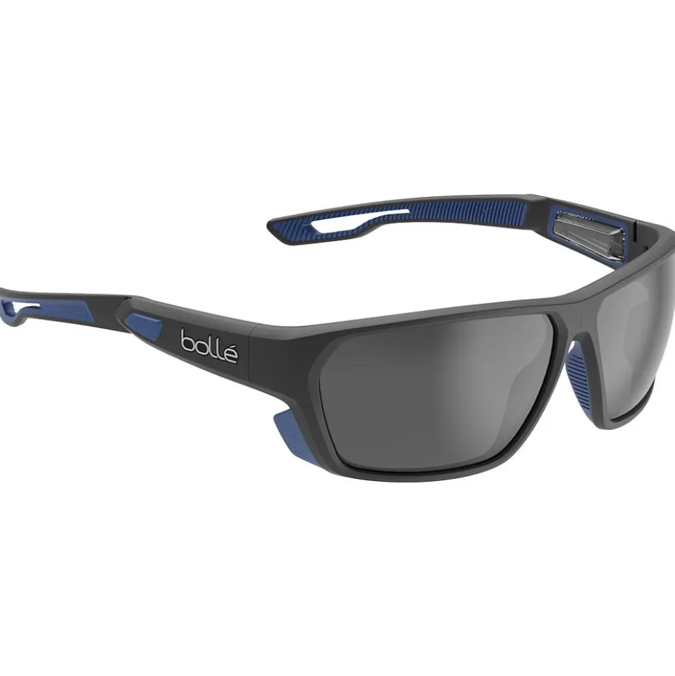 Occhiali da sole Bollé Airfin Black Matte Blue Tns Polarized