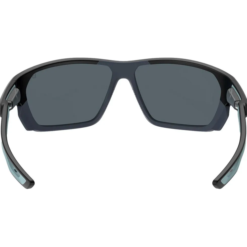 Occhiali da sole Bollé Airfin Matte Black Ocean Sky Blue Polarized