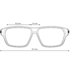 Occhiali da sole Bollé Airfin White Matte Grey Volt+ Offshore Polarized