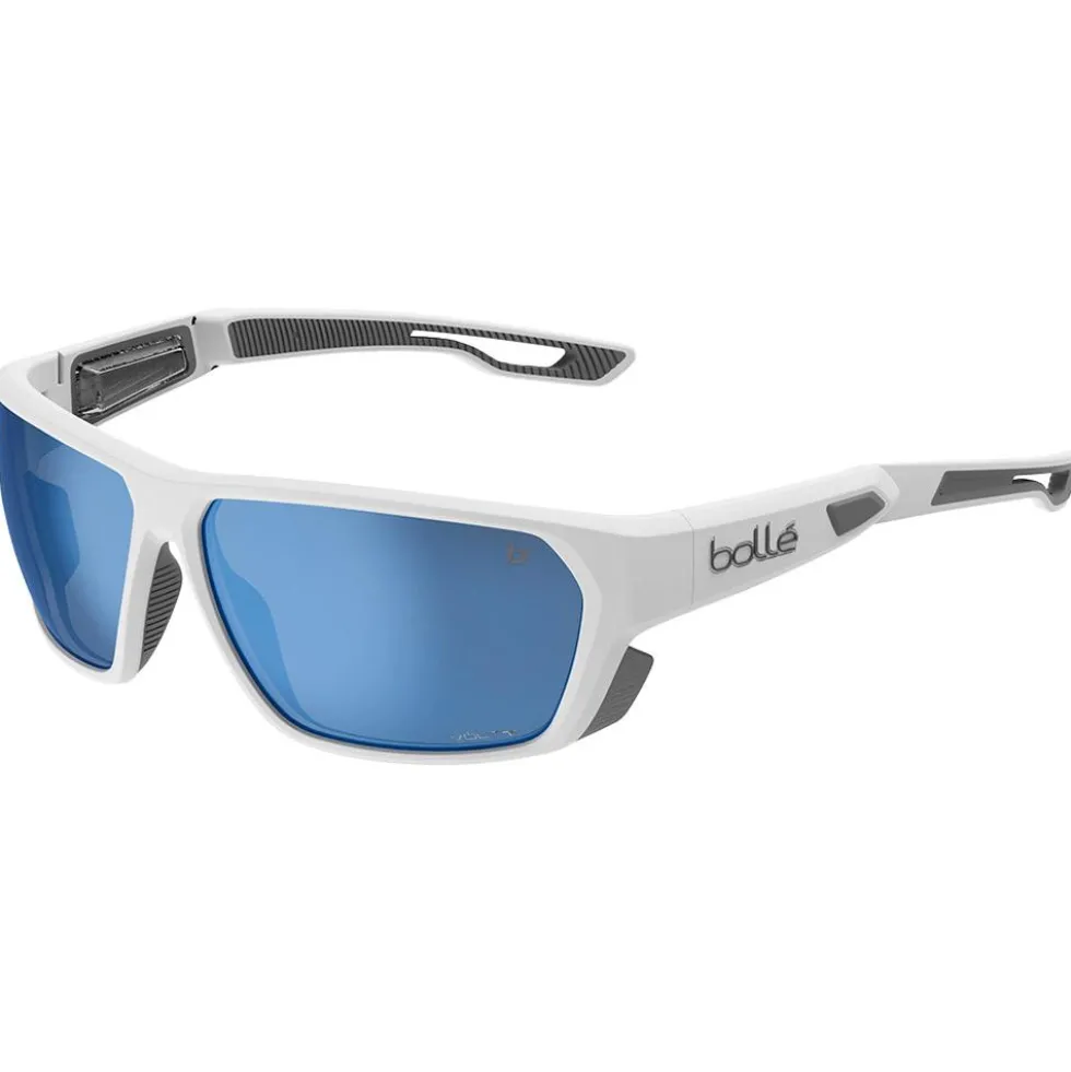 Occhiali da sole Bollé Airfin White Matte Grey Volt+ Offshore Polarized