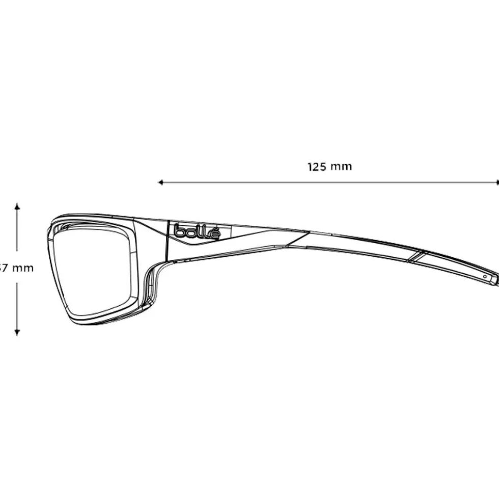 Occhiali da sole Bollé Cerber Titanium Matte Volt+ Offshore Polarized