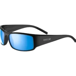 Occhiali da sole Bollé King Black Matte Sky Blue Polarized