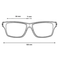 Occhiali da sole Bollé Status Light Grey Frost Volt+ Offshore Polarized