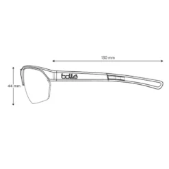Occhiali da sole Bollé Victus Dark Grey Crystal Phantom Clear Lava Photochromic