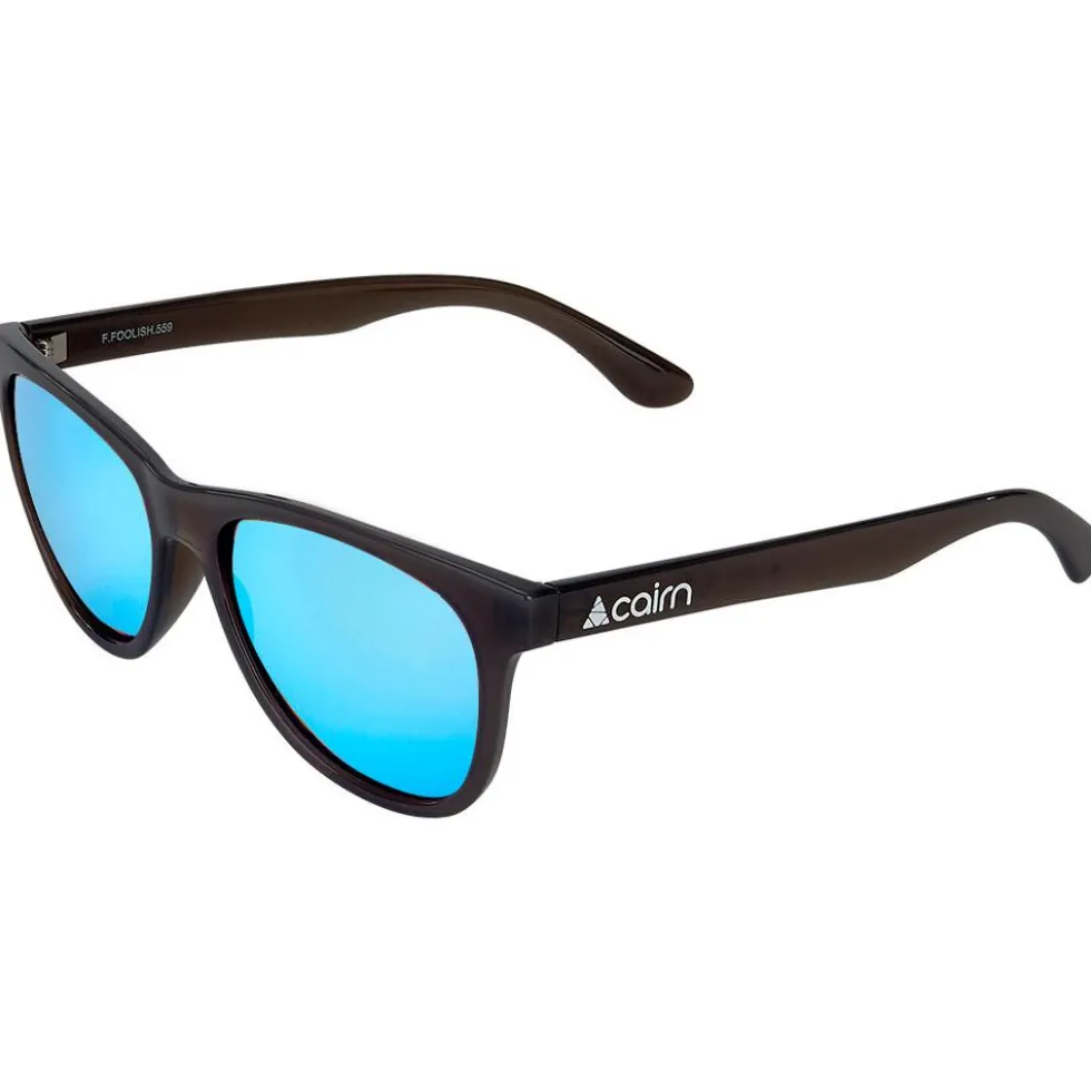 Occhiali da sole Cairn Foolish Mat Black Blue Polarized