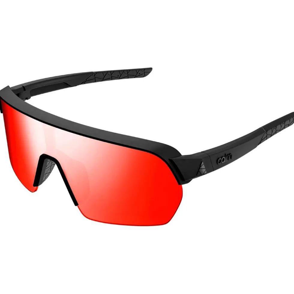 Occhiali da sole Cairn Roc Light Mat Black Red