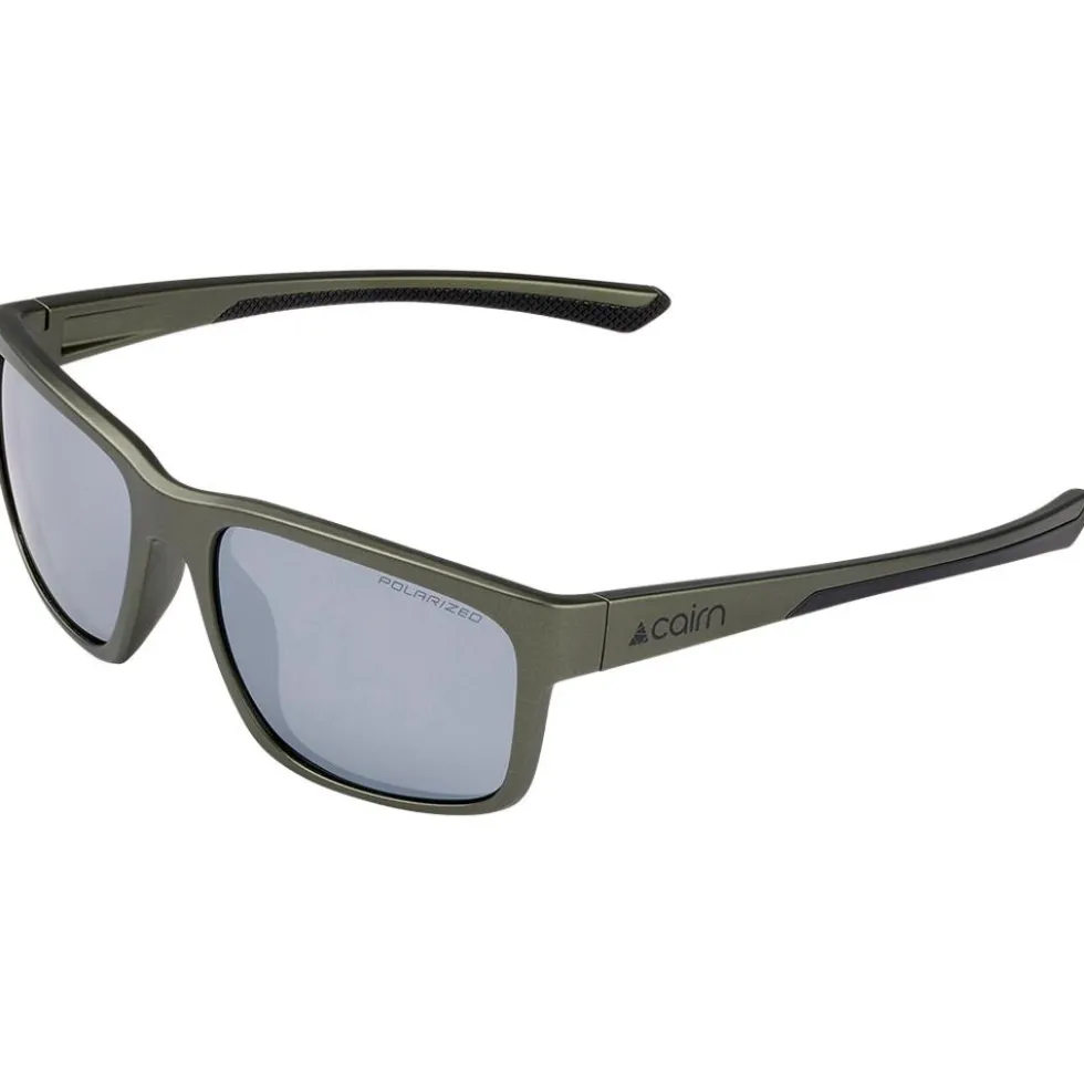 Occhiali da sole Cairn Swim Matt Metallic Olive Polarized