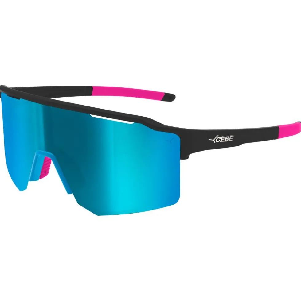 Occhiali da sole Cebe Outflow 2 S Lite Matt Trans Blue Black Pink Grey Blue Revo