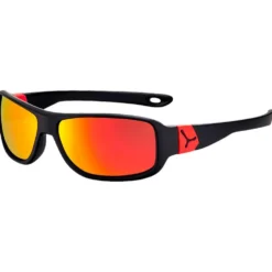 Occhiali da sole Cebe Scrat Matte Black Red Zone Blue Light Grey Red