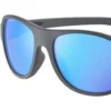 Occhiali da sole Cebe Zac Soft Touch Grey Zone Blue Light Grey Cat.3 Blue Flash Mirror