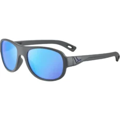 Occhiali da sole Cebe Zac Soft Touch Grey Zone Blue Light Grey Cat.3 Blue Flash Mirror