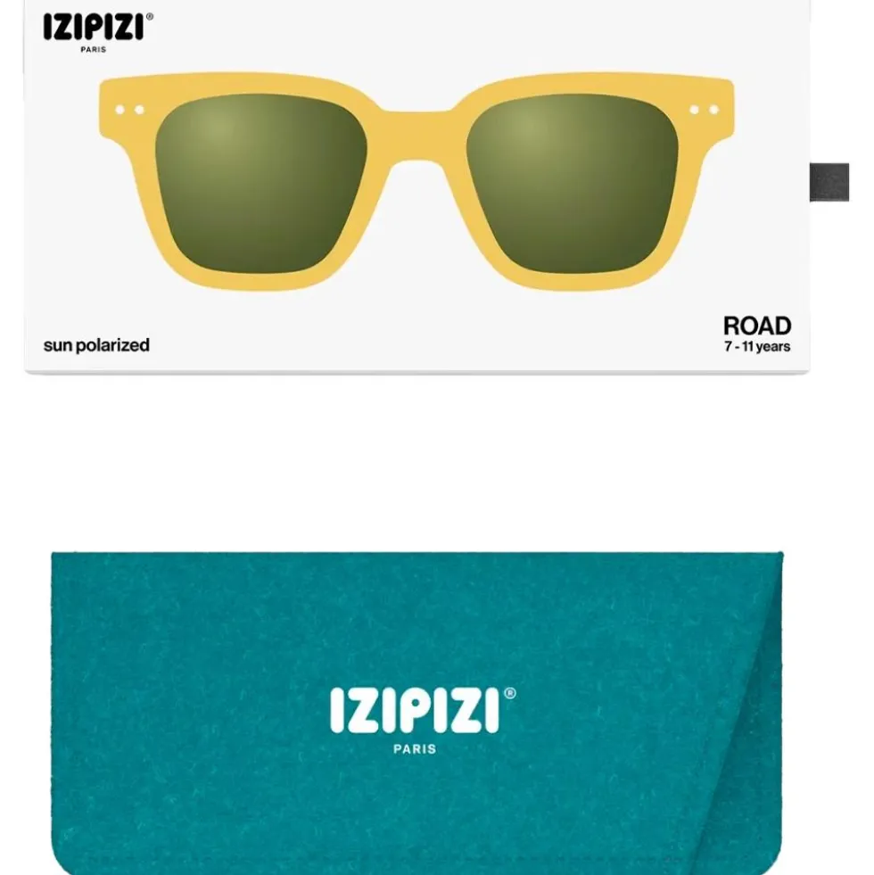 Occhiali da sole Izipizi Child Road Yellow Honey Green Polarized