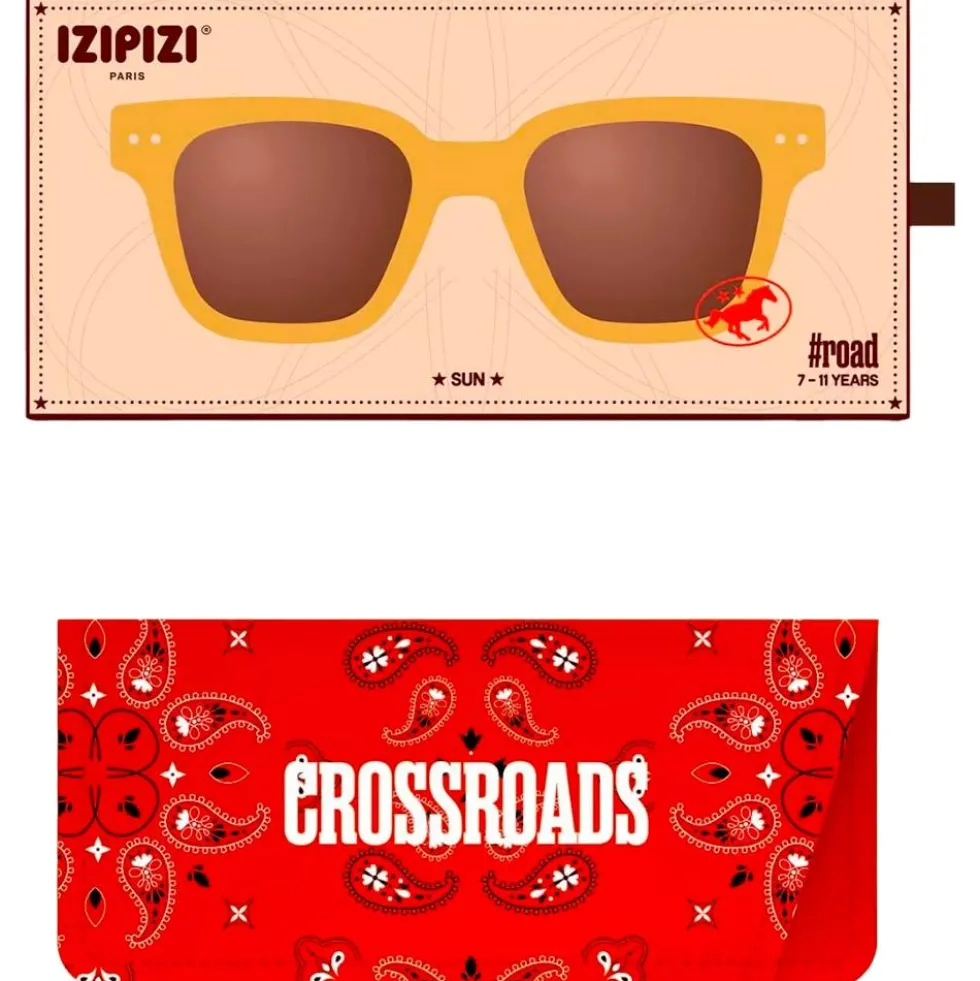 Occhiali da sole Izipizi Child Road Golden Canyon Brown Polarized