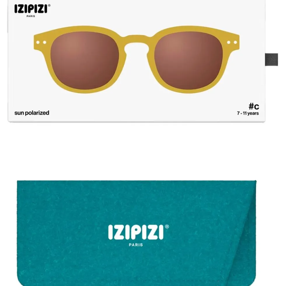 Occhiali da sole Izipizi Child #C Golden Green Brown Polarized
