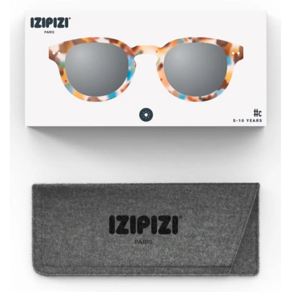 Occhiali da sole Izipizi Sun #C Junior Blue Tortoise Soft Grey