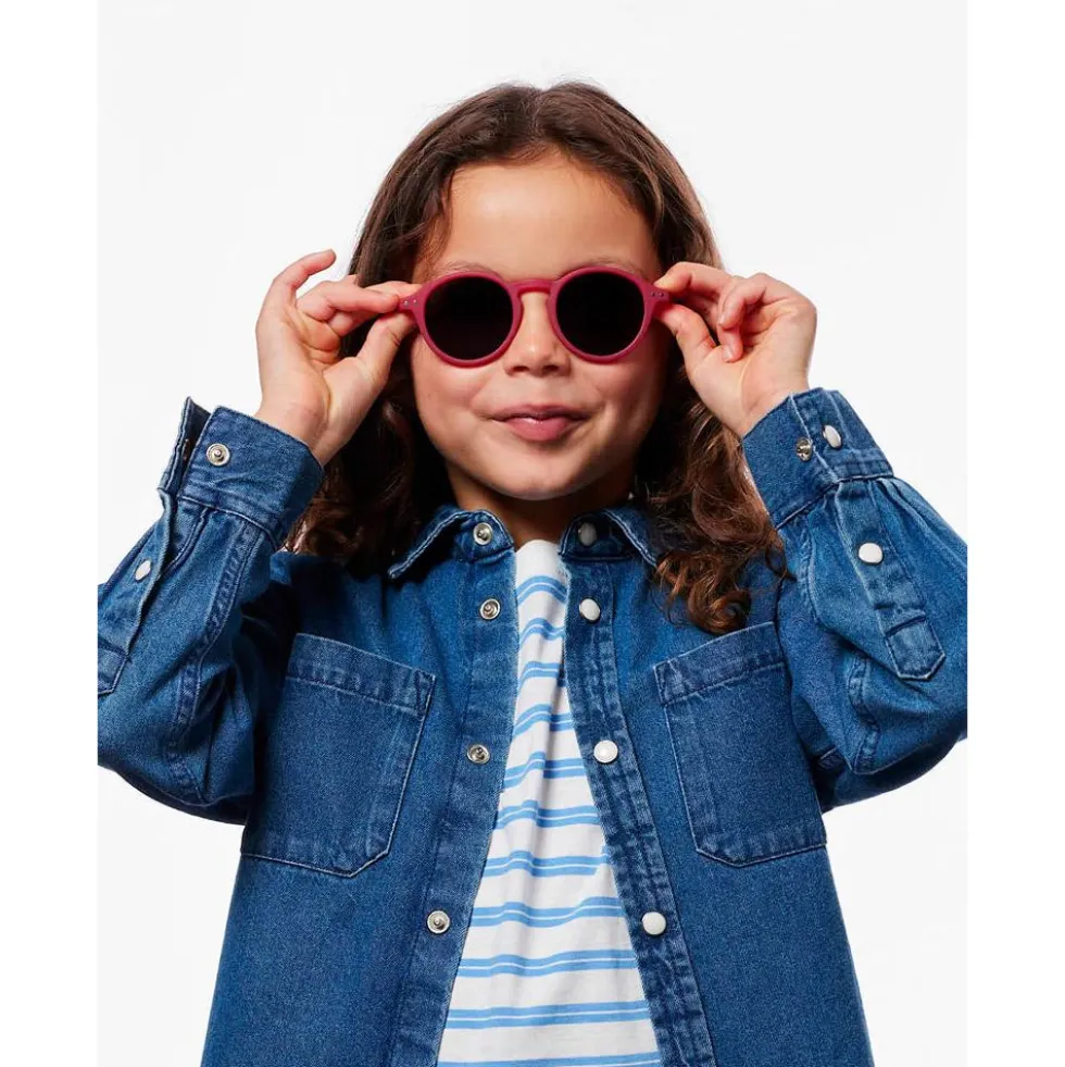 Occhiali da sole Izipizi Sun Child #D Cranberry Grey Polarized